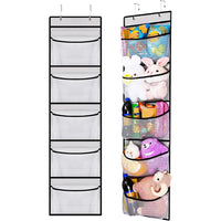5-Pocket Over-the-Door Hanging Organizer – No Drill Closet Storage