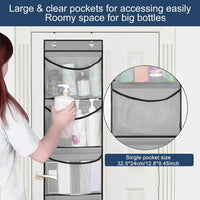 5-Pocket Over-the-Door Hanging Organizer – No Drill Closet Storage